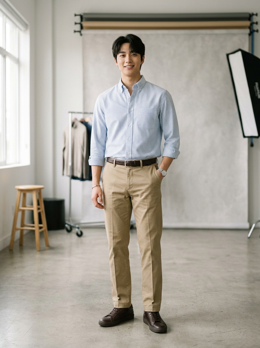 스트레이트 치노 팬츠