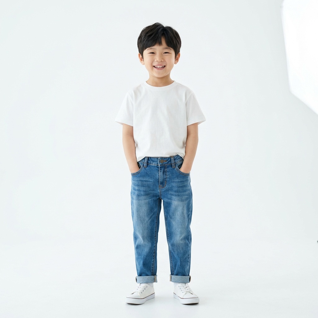 스트레치 데님 팬츠